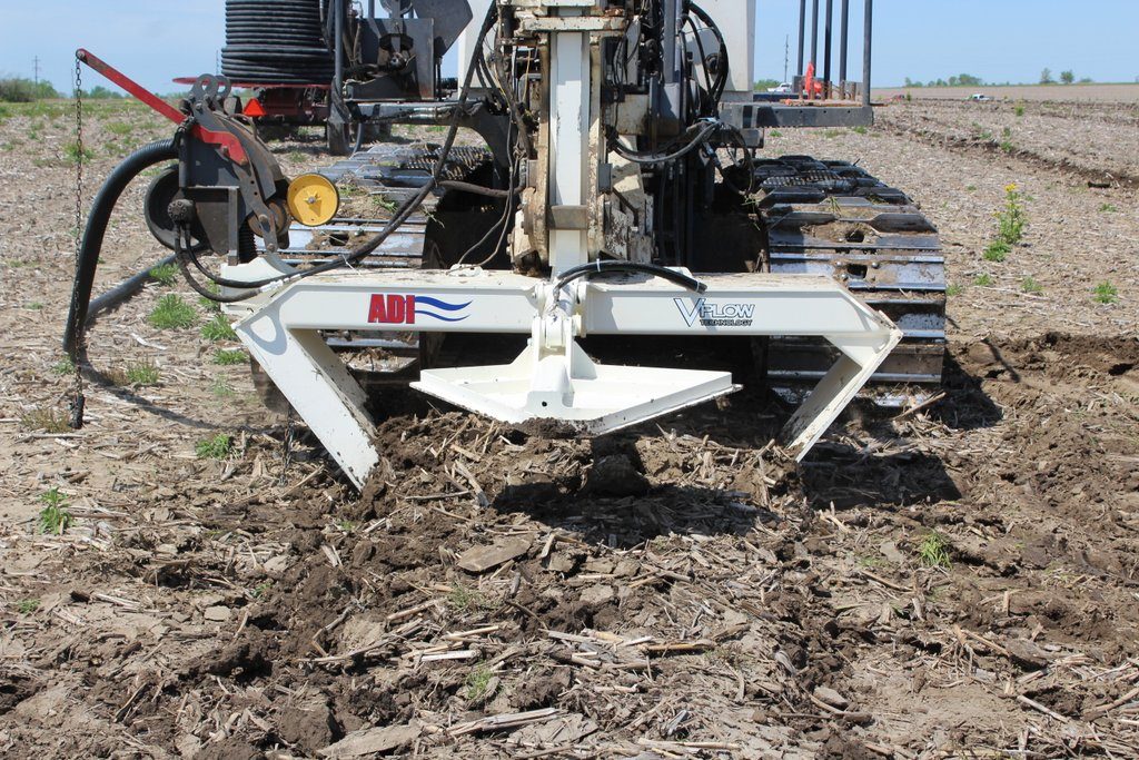 Farm Drainage Equipment - V Plow